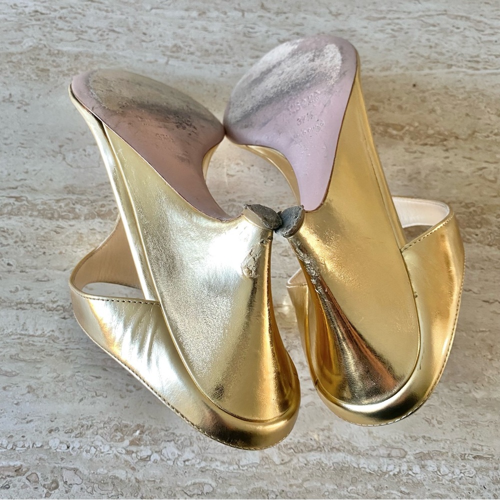 Vintage Prada Thong Sandal Wedges - Picture 10 of 11